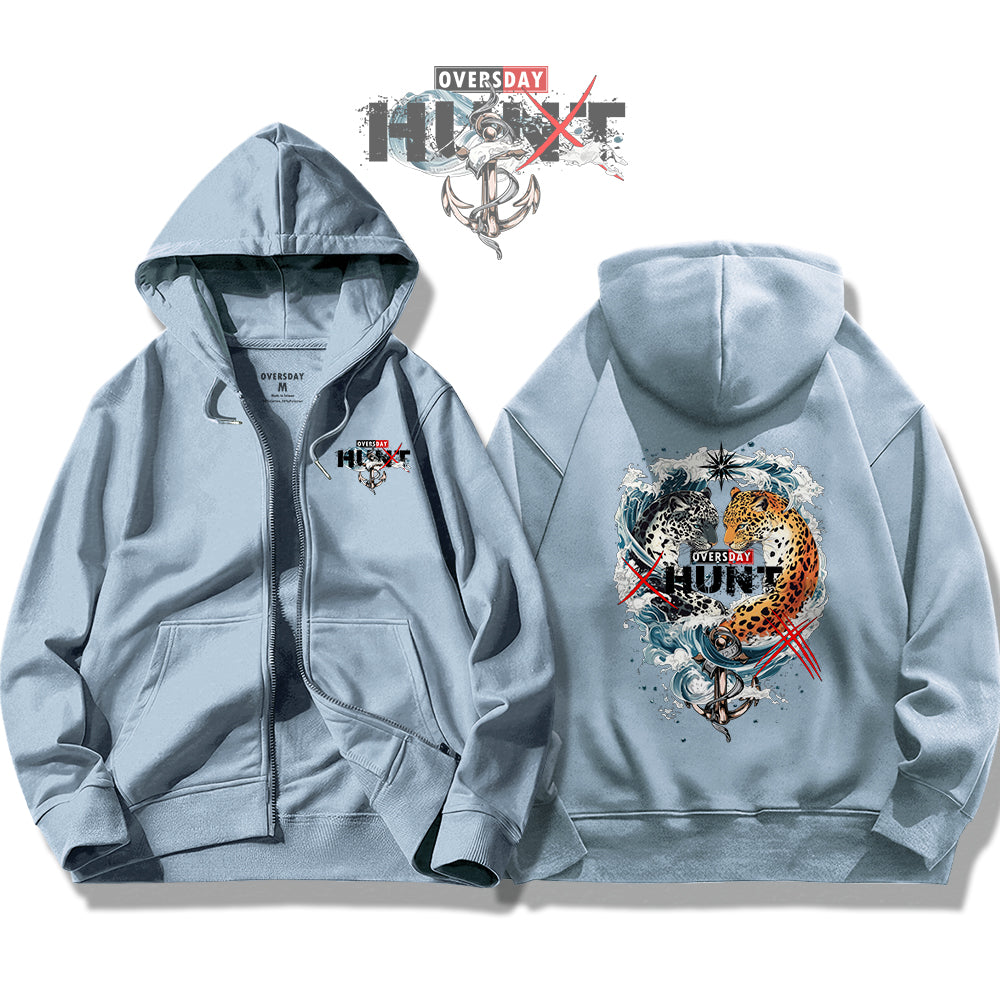 Dual Fury / Zip Up Hoodie