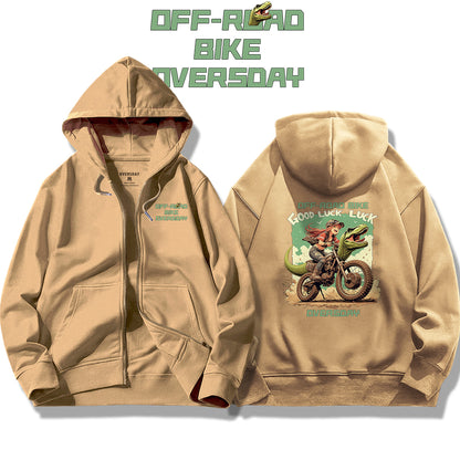 Dinosaur Off-Road / Zip Up Hoodie