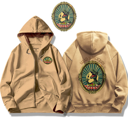 T-Rex's Salad Time / Zip Up Hoodie