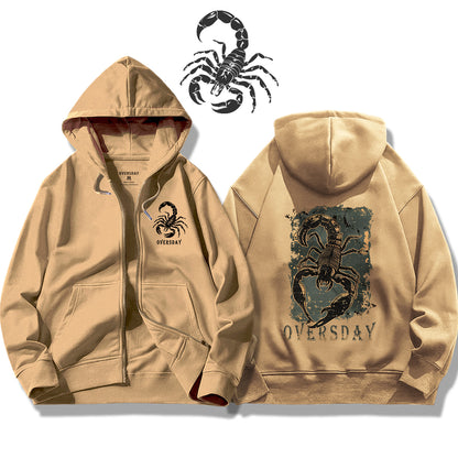 Scorpion King of the Night / Zip Up Hoodie