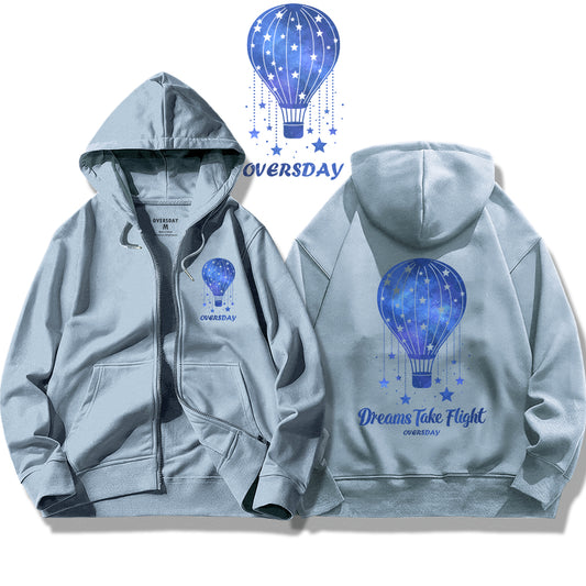 Dreams Take Flight / Zip Up Hoodie