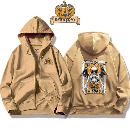 Halloween Skull Celebration / Zip Up Hoodie