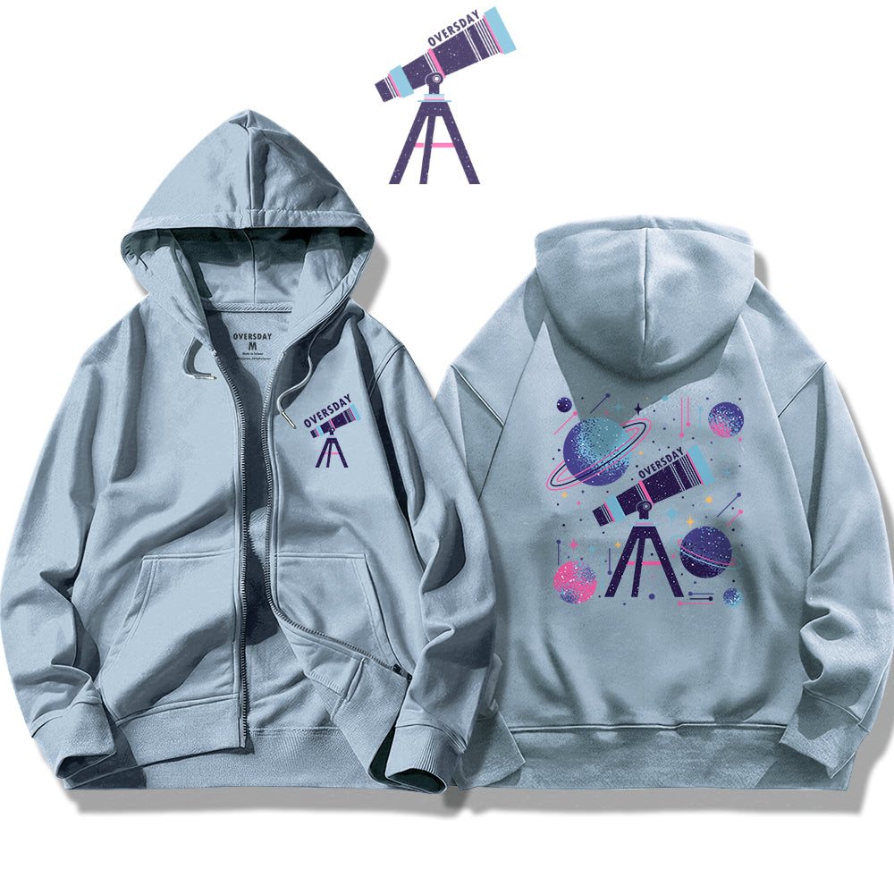 Exploring the Vastness / Zip Up Hoodie