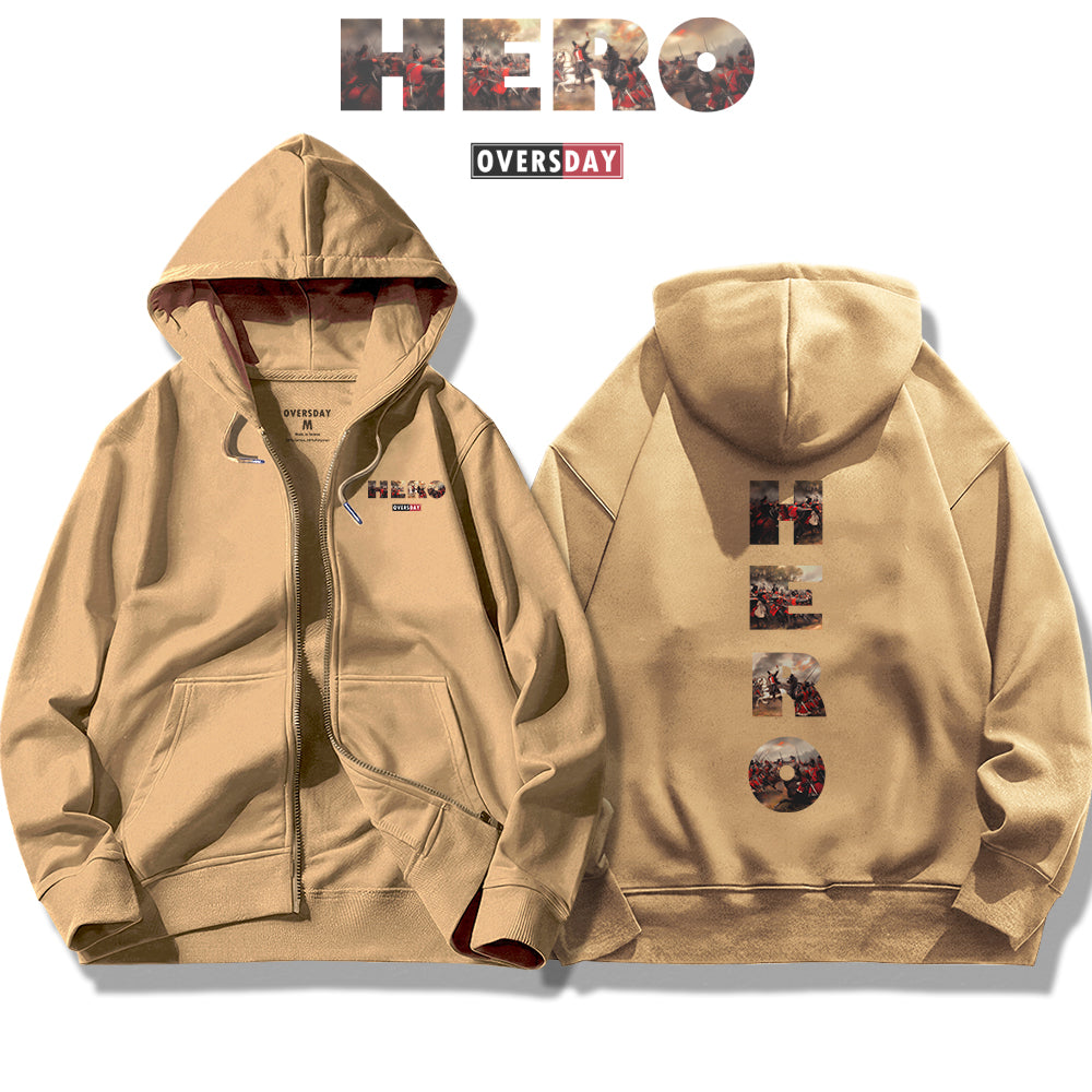 HERO / Zip Up Hoodie