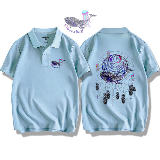 Dream Catcher of Blue Whale / Polo Shirt