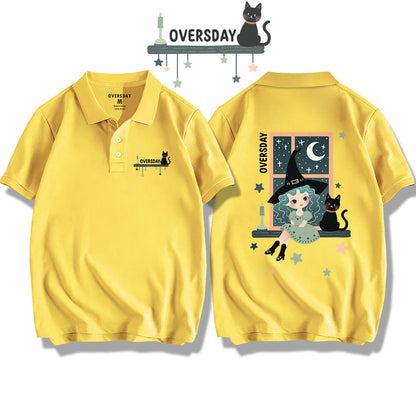 Starry Night Witch / Polo Shirt