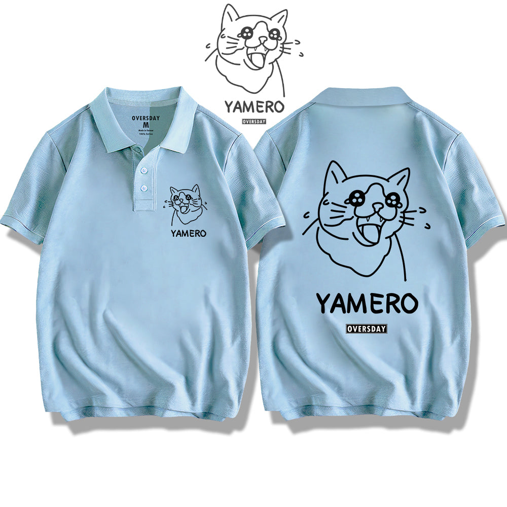 Yamero Cat / Polo Shirt