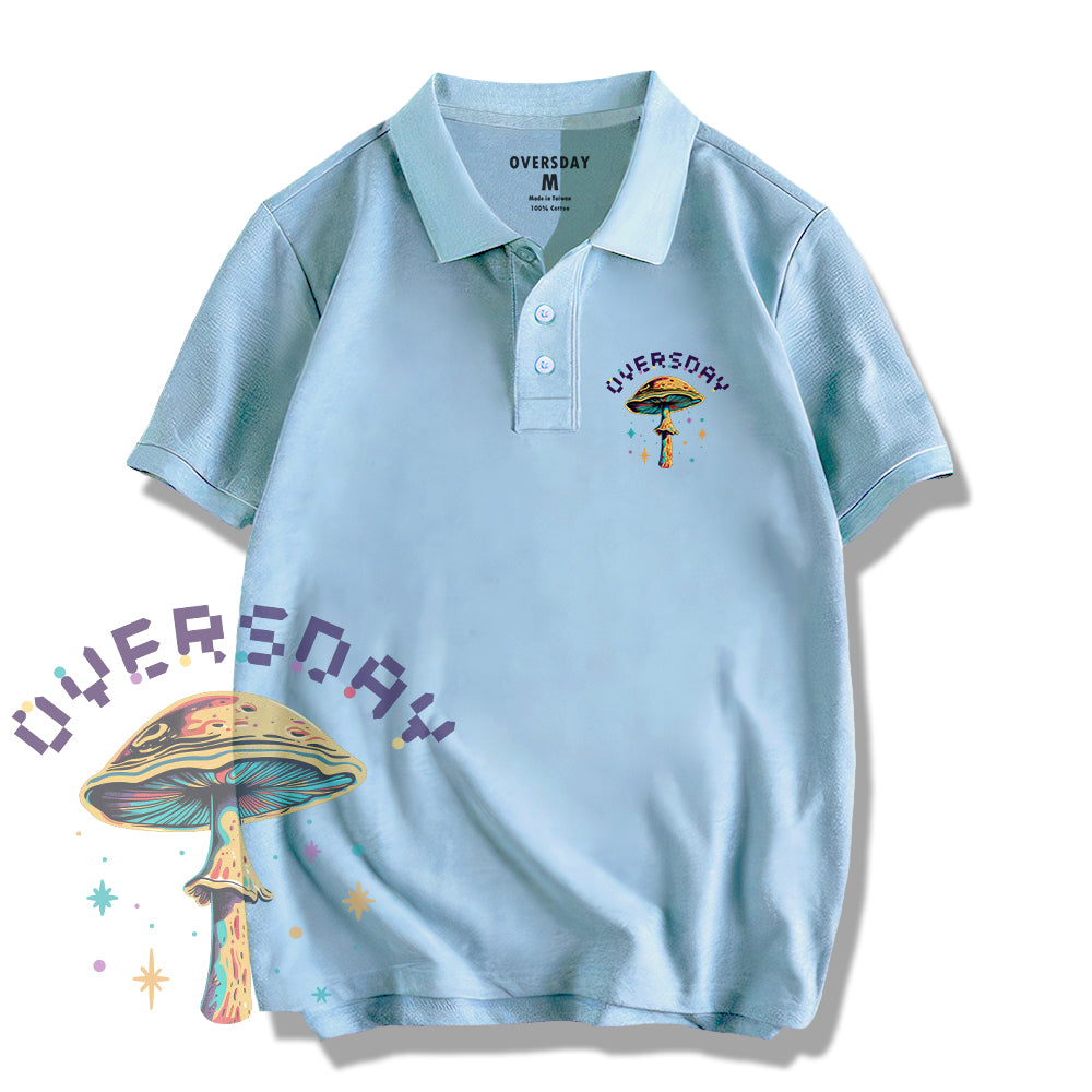 Colorful Dream Mushrooms / Polo Shirt