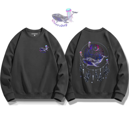 Dream Catcher of Blue Whale / Sweatshirt