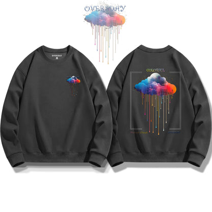 Colorful Abstract Clouds / Sweatshirt