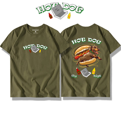 Flying Hot Dog / Classic Tee