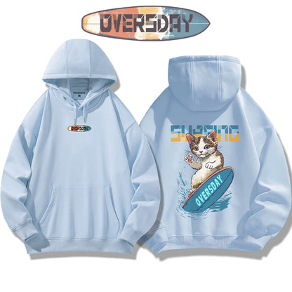 Surfing Cool Cat / Hoodie