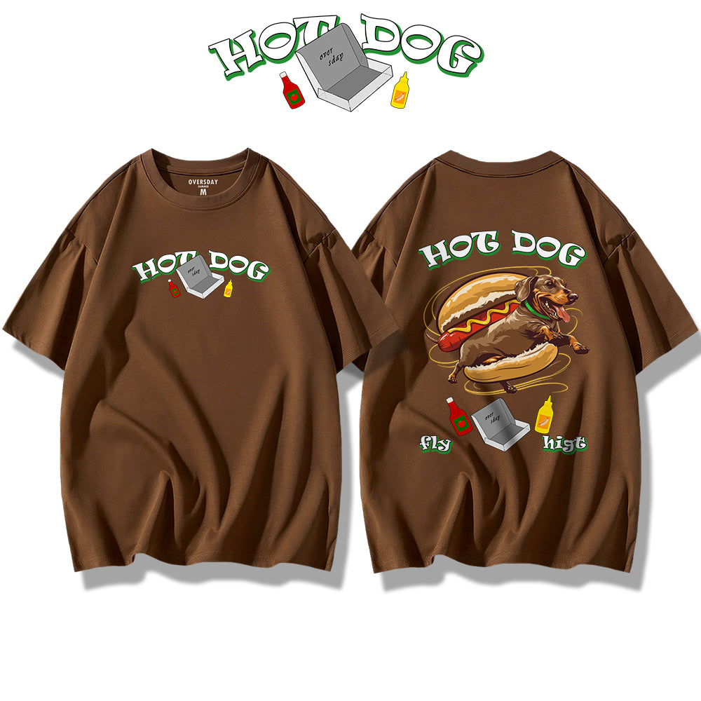 Flying Hot Dog / Loose Tee