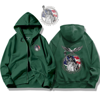 American Dream / Zip Up Hoodie