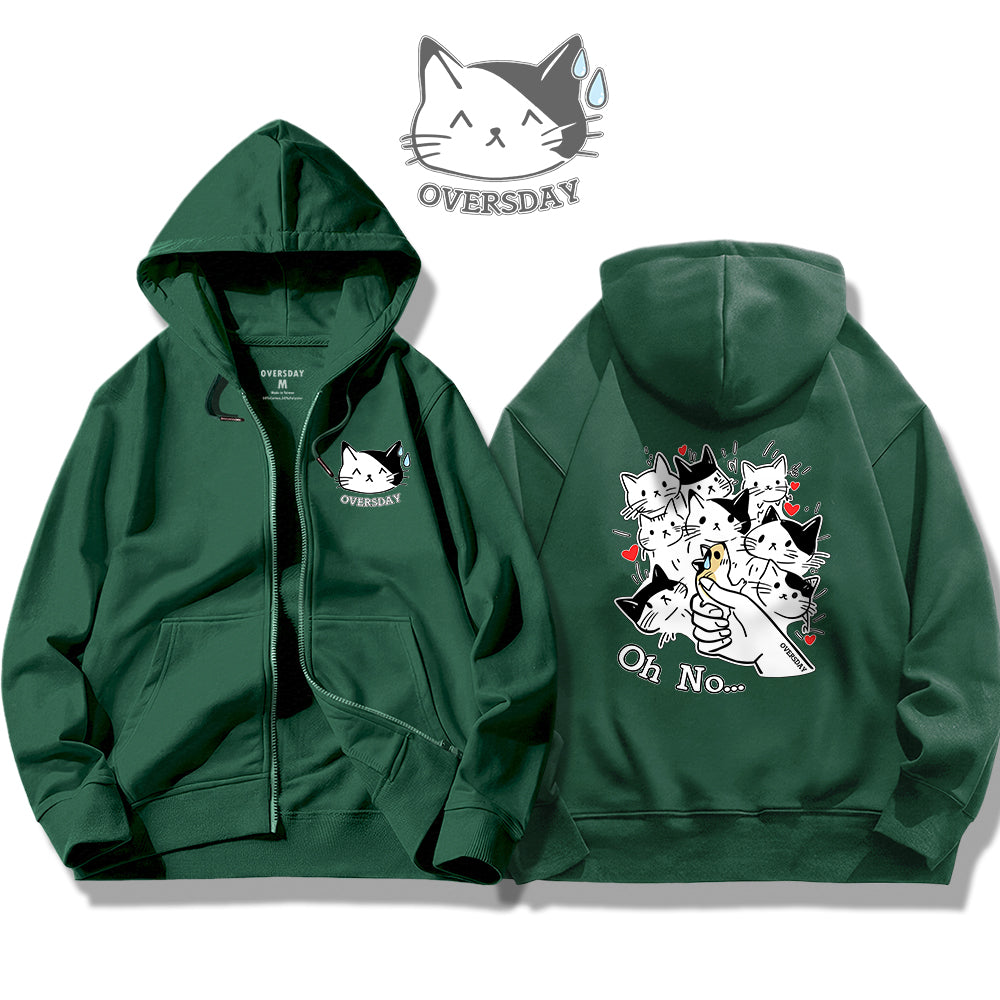 Oh No… / Zip Up Hoodie