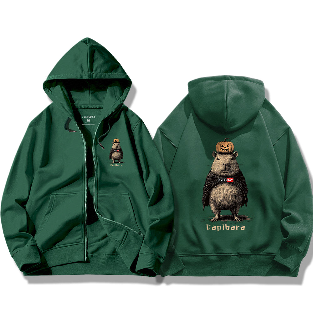 Capibara / Zip Up Hoodie