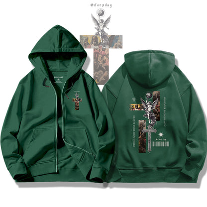 Messenger From Heaven / Zip Up Hoodie