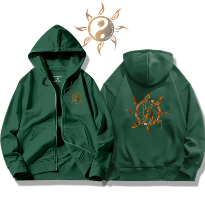 Tai Chi Seal / Zip Up Hoodie