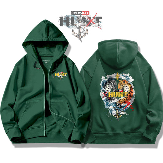 Dual Fury / Zip Up Hoodie