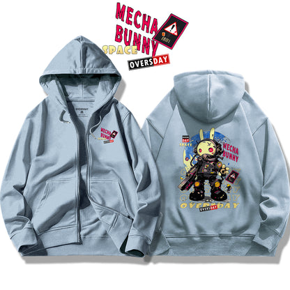 Mecha Space Bunny / Zip Up Hoodie