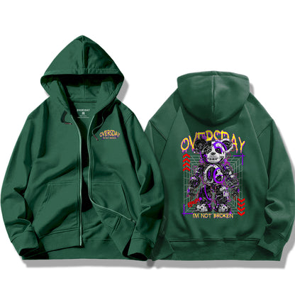 Moldy Mecha Bear / Zip Up Hoodie