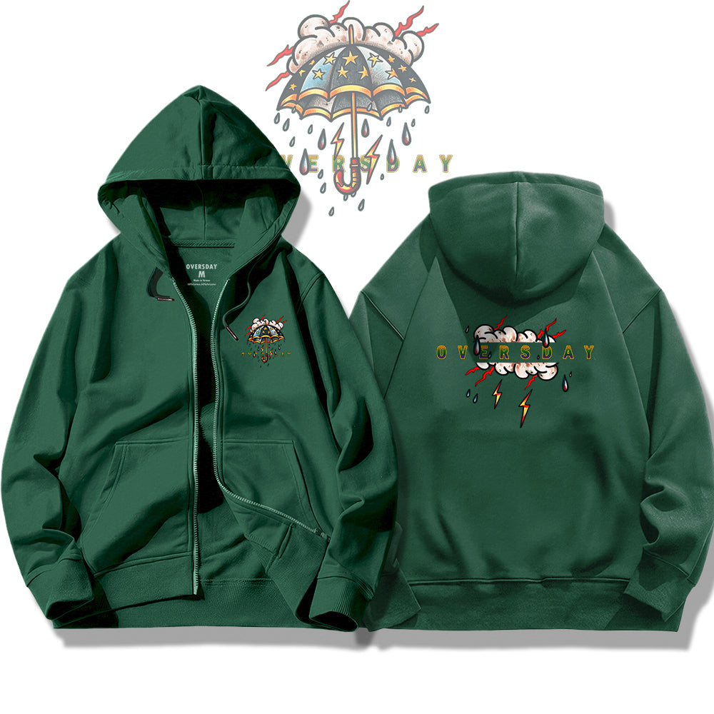 Thunder Umbrella / Zip Up Hoodie