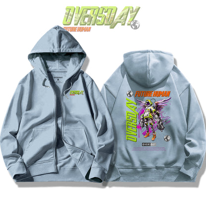 Future Human / Zip Up Hoodie