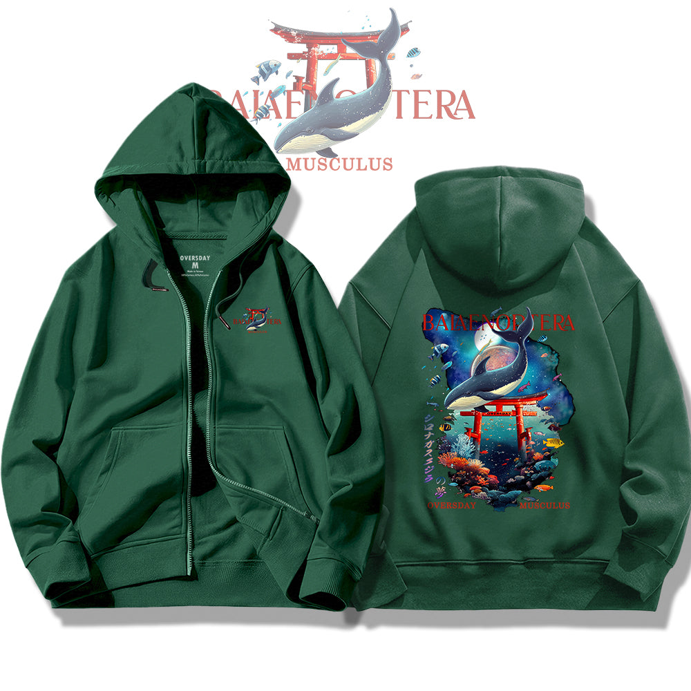 Dream of the Whale Fall / Zip Up Hoodie