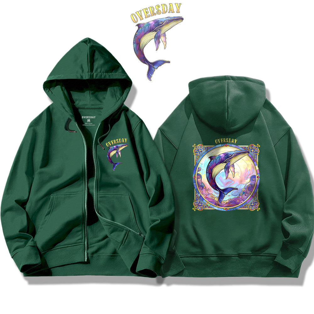 Symphony of the Whales / Zip Up Hoodie