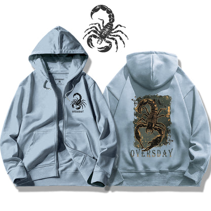 Scorpion King of the Night / Zip Up Hoodie