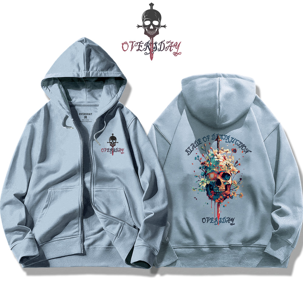 Blade of Destruction / Zip Up Hoodie