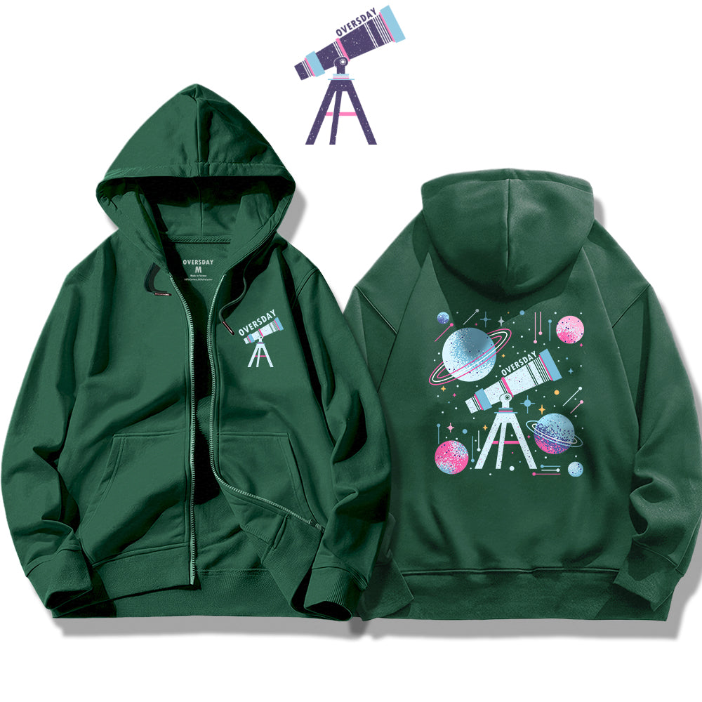 Exploring the Vastness / Zip Up Hoodie