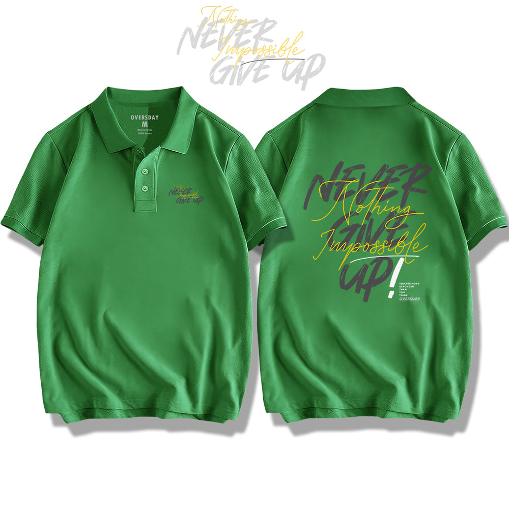 Never Give Up / Polo Shirt