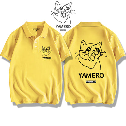 Yamero Cat / Polo Shirt