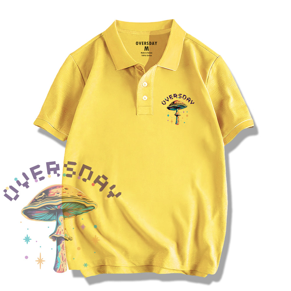 Colorful Dream Mushrooms / Polo Shirt