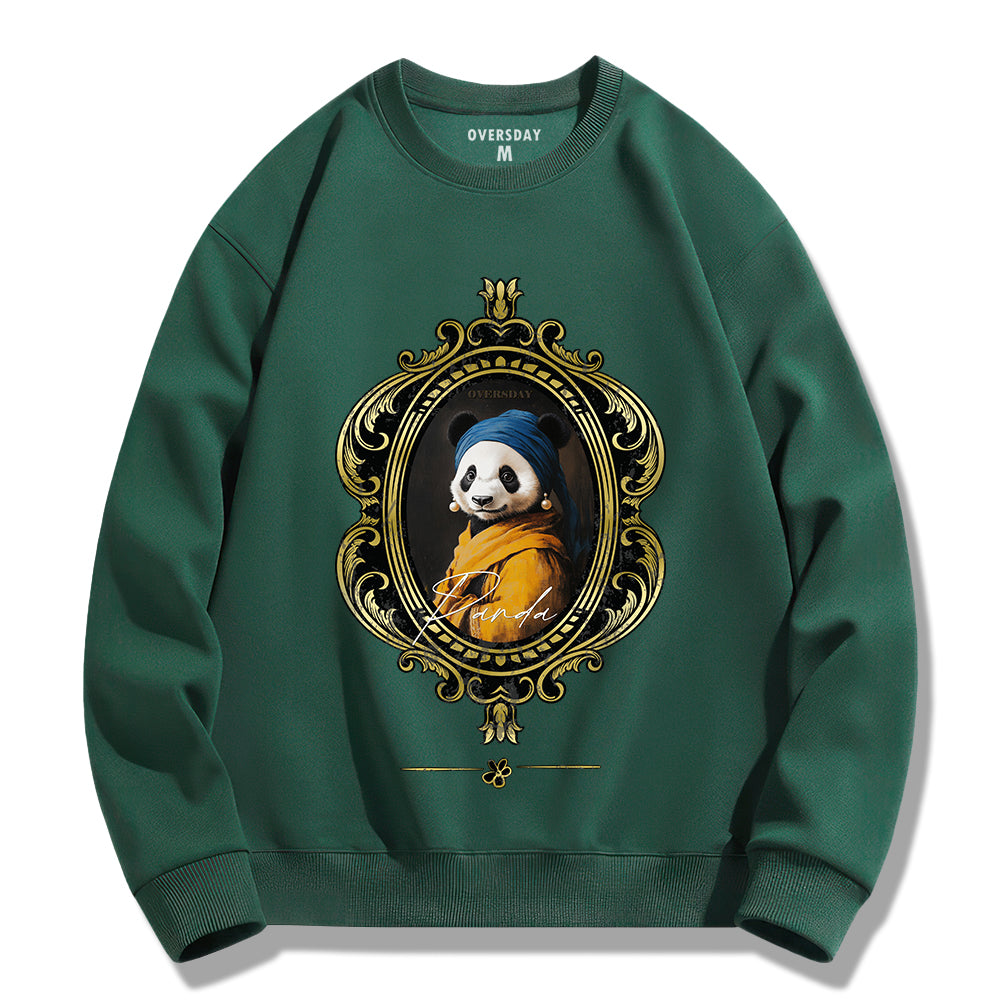 Pearl Earring Panda / Sweatshirt