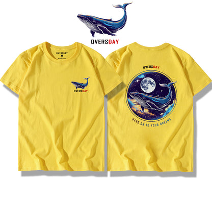 Blue Whale and Moon / Classic Tee