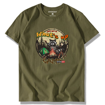 Forest Camping Raccoon / Classic Tee