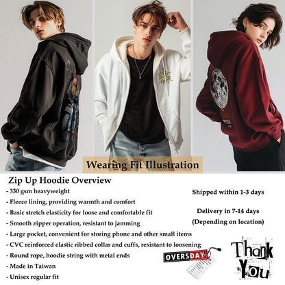 HERO / Zip Up Hoodie