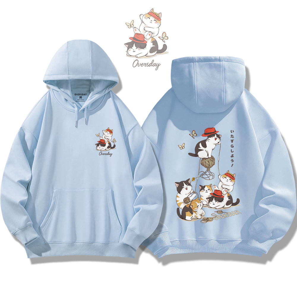 Mischievous Cats / Hoodie