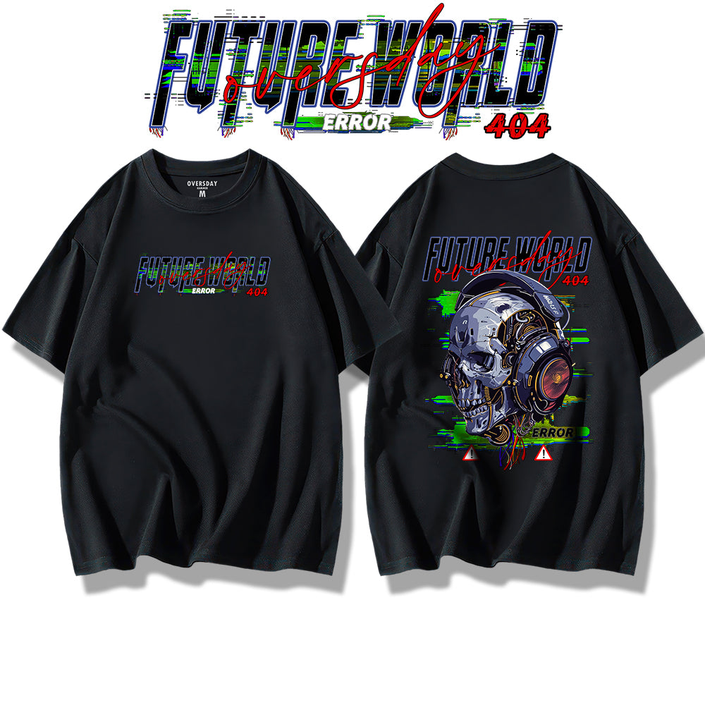 Tech Apocalypse Skull / Loose Tee