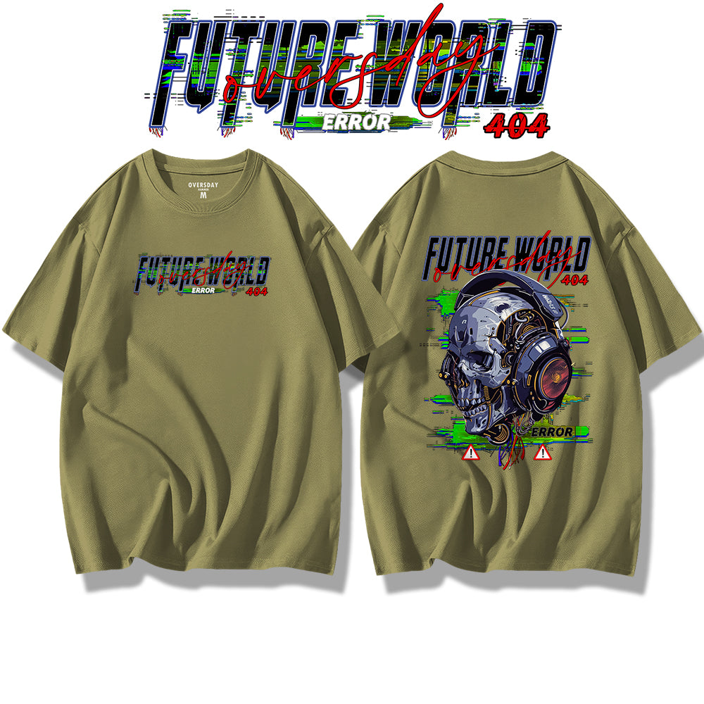 Tech Apocalypse Skull / Loose Tee