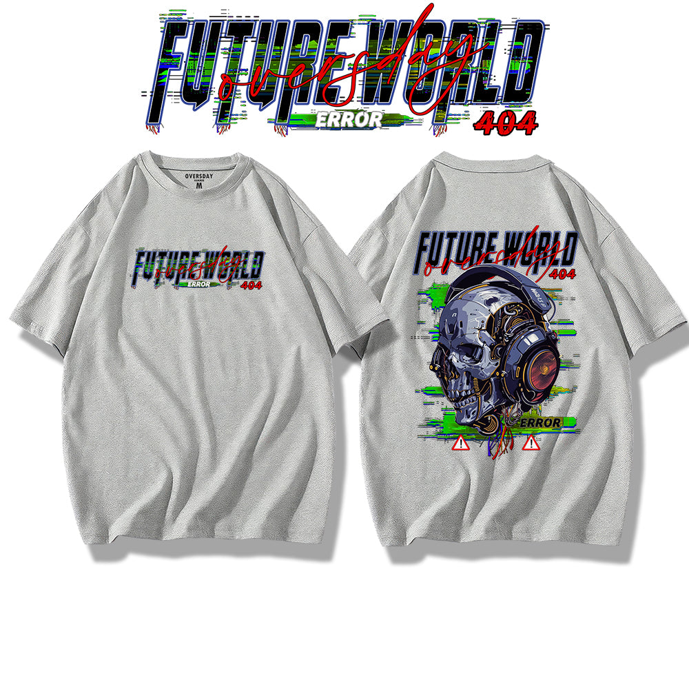 Tech Apocalypse Skull / Loose Tee