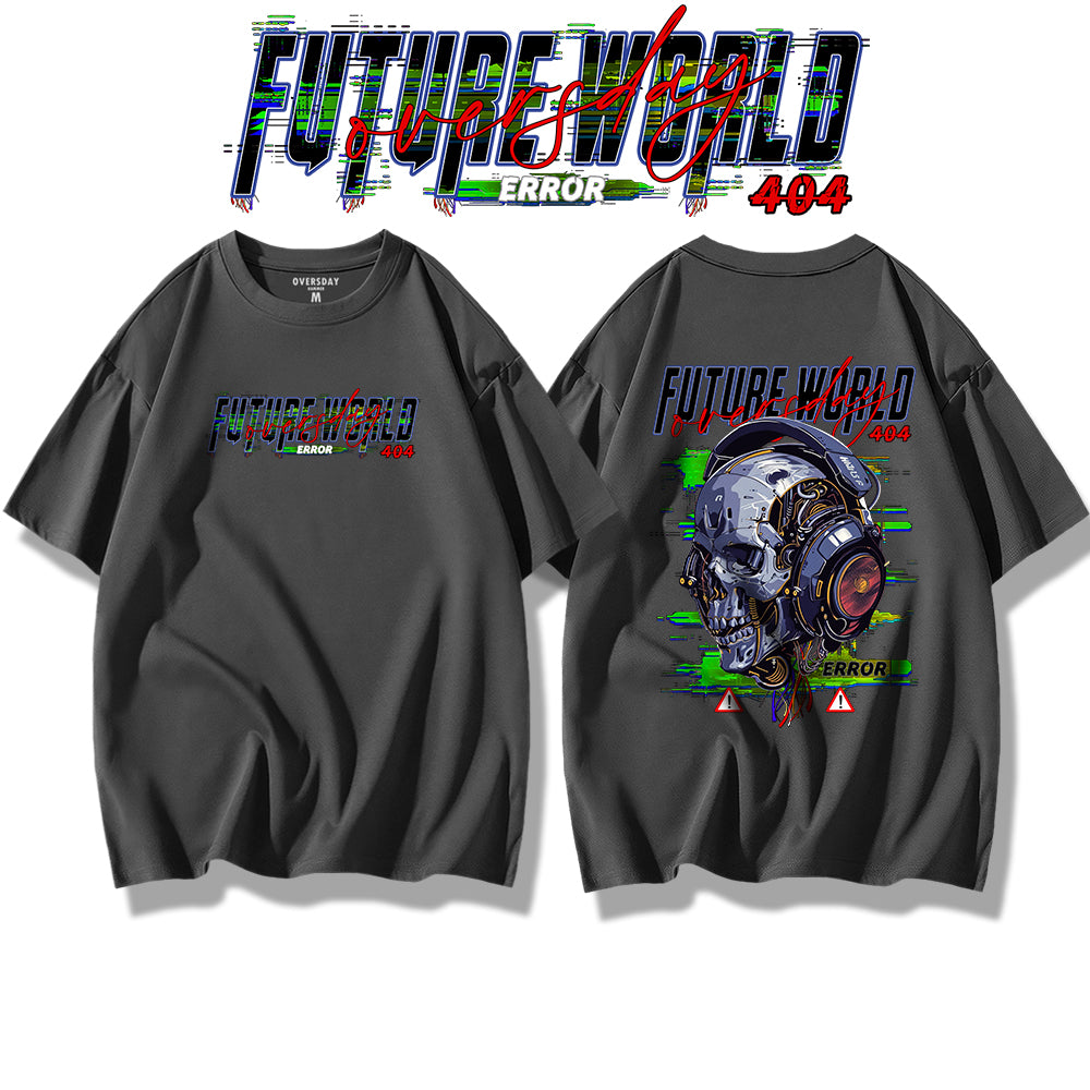 Tech Apocalypse Skull / Loose Tee