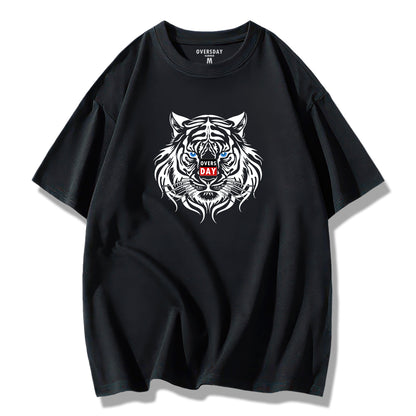 Mystical Blue Eyed White Tiger / Loose Tee