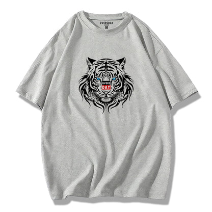 Mystical Blue Eyed White Tiger / Loose Tee