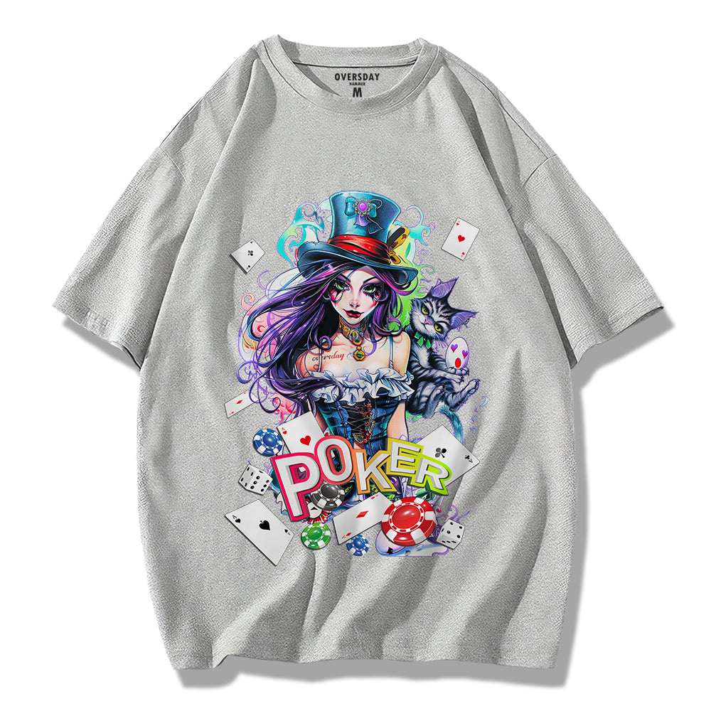 Poker Fantasy Girl / Loose Tee