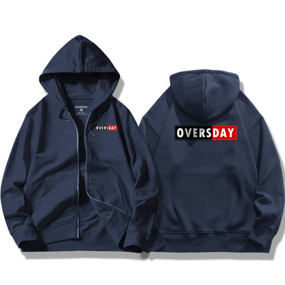 OVERSDAY Classic Logo / Zip Up Hoodie