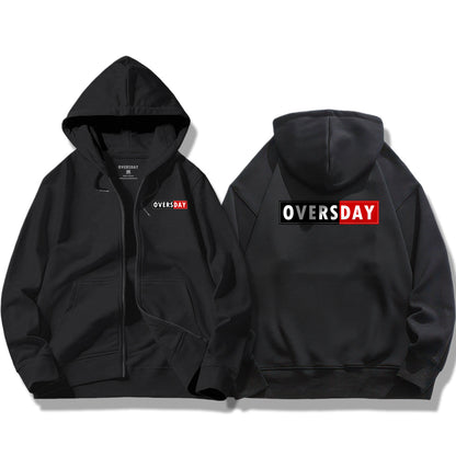 OVERSDAY Classic Logo / Zip Up Hoodie