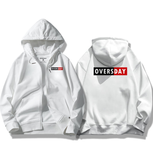 OVERSDAY Classic Logo / Zip Up Hoodie